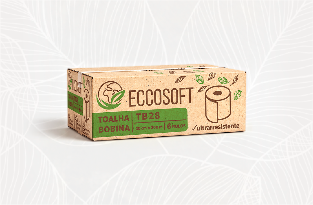 Eccosoft - 20cm x 200m - 6 rolos